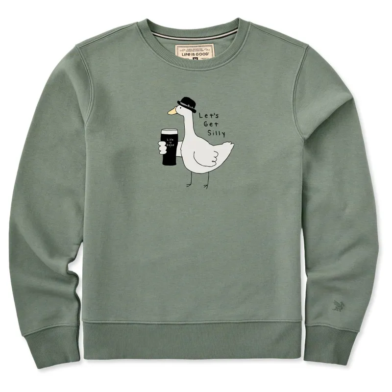 Women's Let's Get Silly Irish Goose Good Vibes Crew made by Life is Good