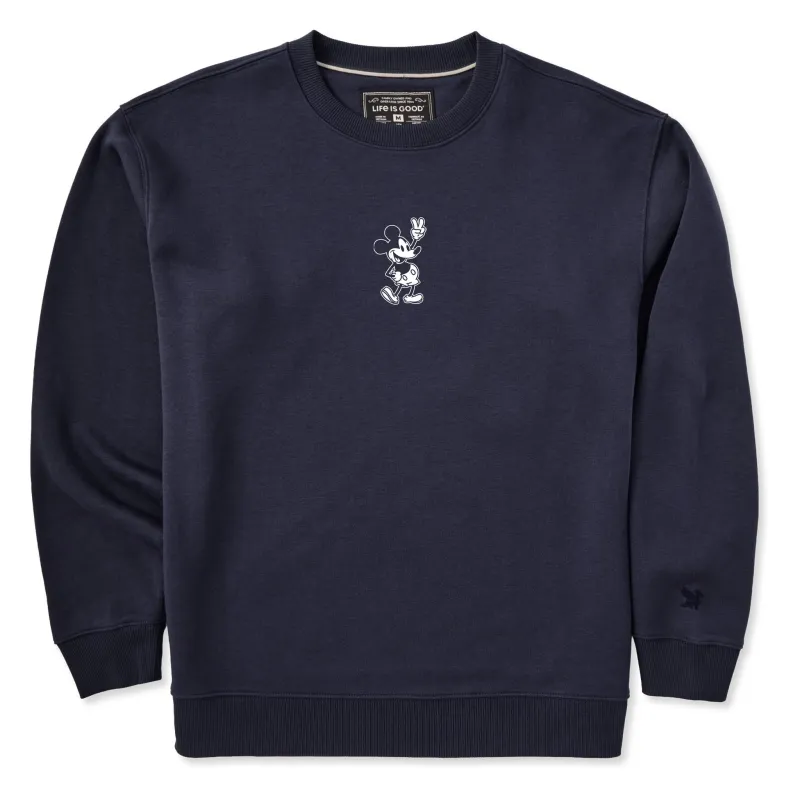 Men's Steamboat Willie Peace Mini Good Vibes Crew made by Life is Good