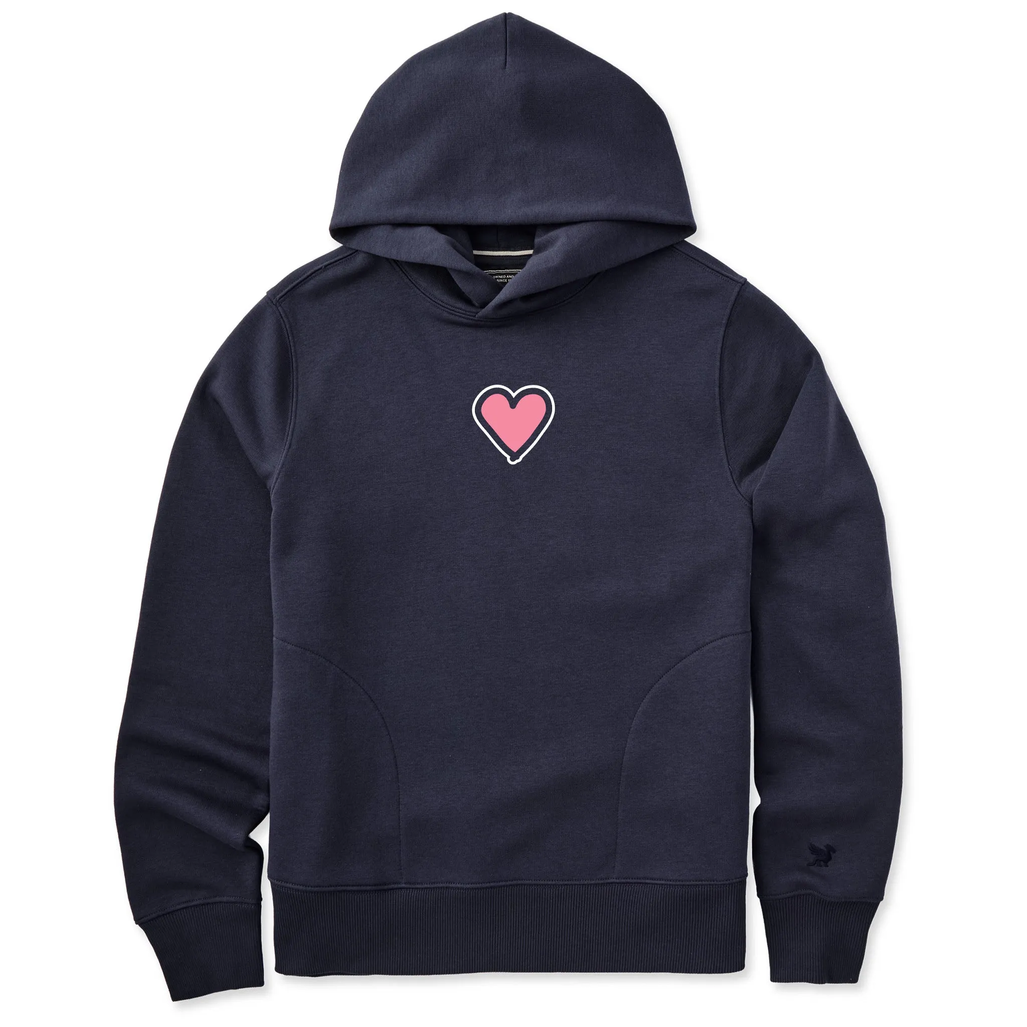 Women's Heart Simple Good Vibes Hoodie sold by Life is Good