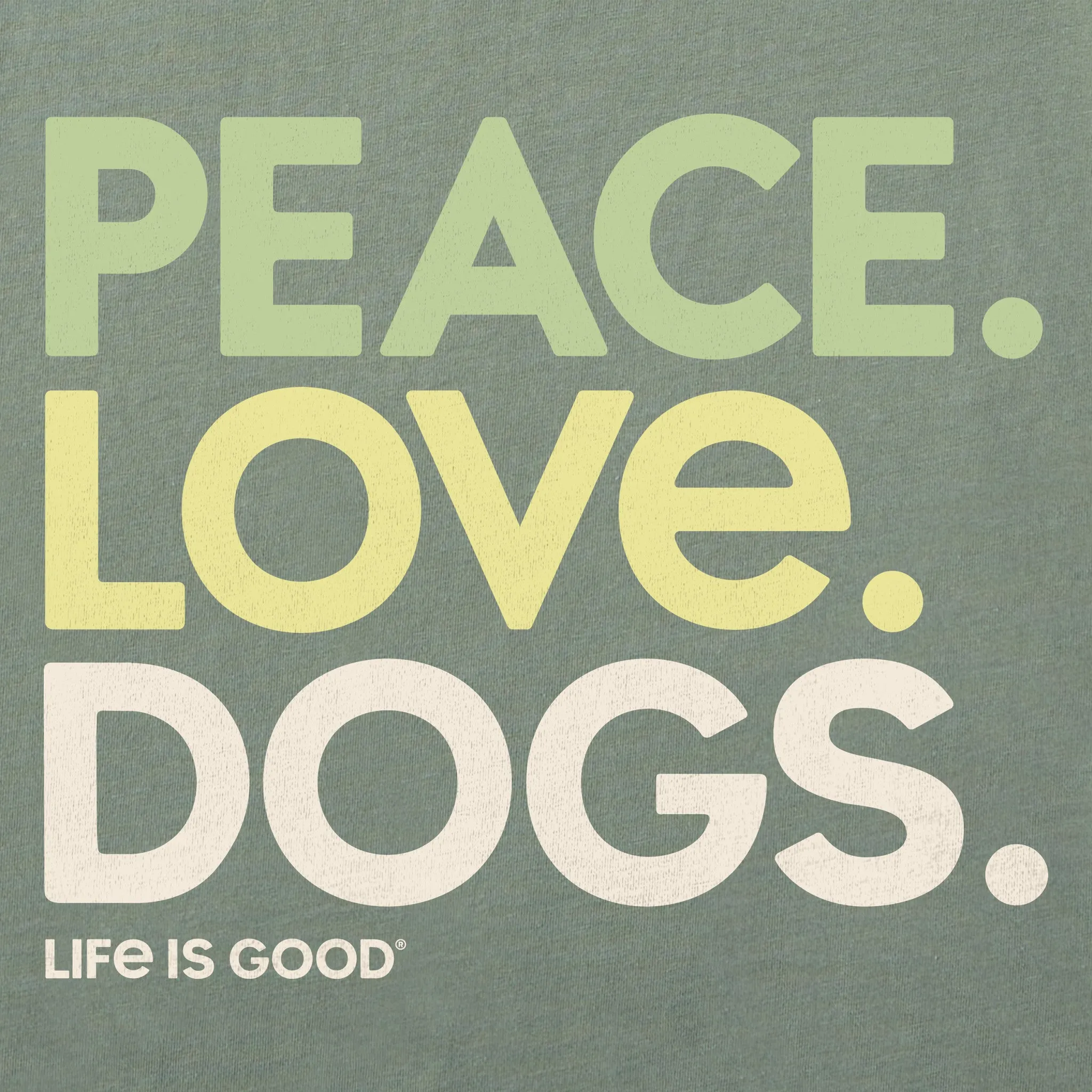 Women's Peace Love Dogs Good Vibes Hoodie sold by Life is Good product image thumbnail 2