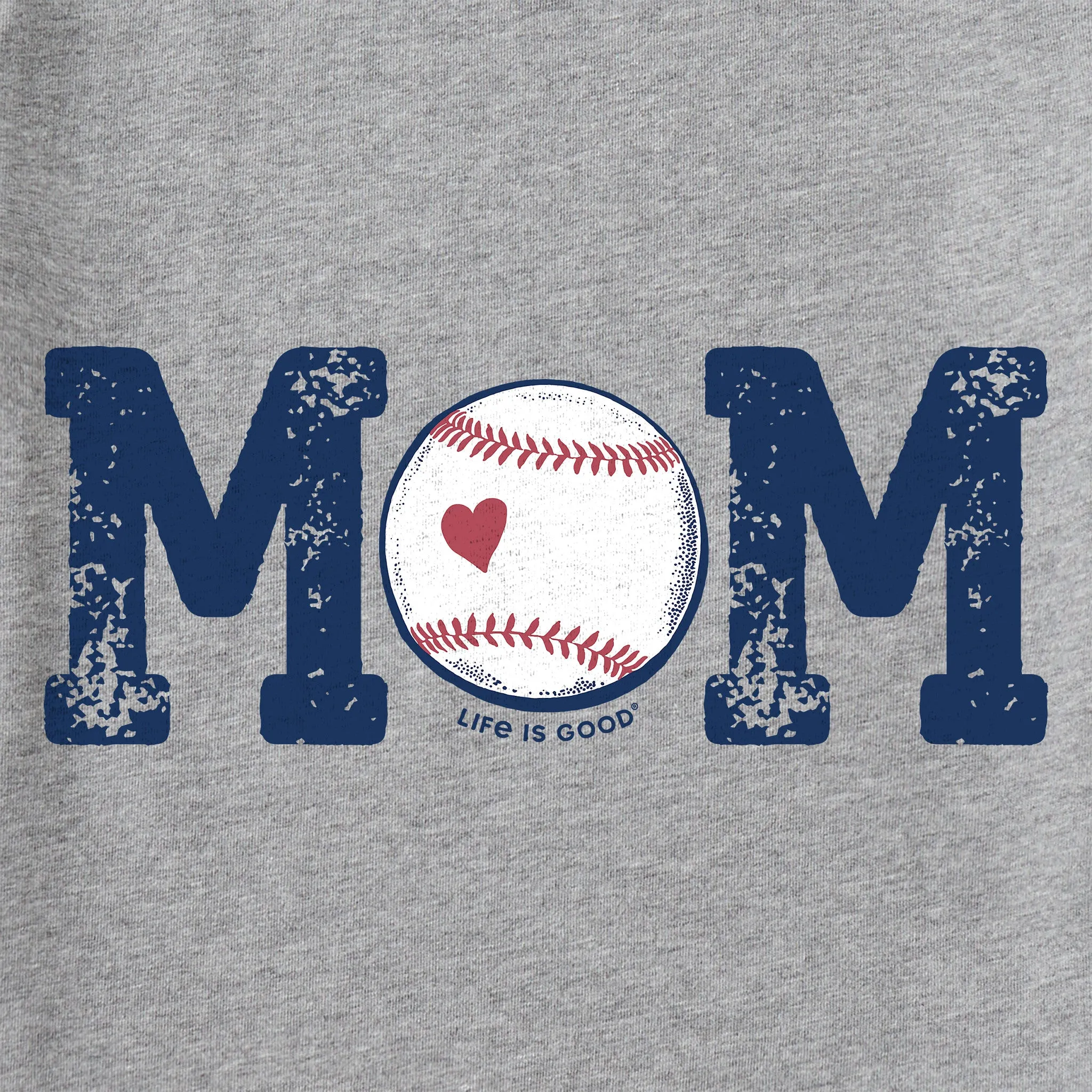 Women's Baseball Mom Good Vibes Hoodie sold by Life is Good product image thumbnail 2