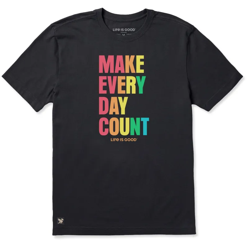 Men's Make Every Day Count Bold Short Sleeve Tee made by Life is Good