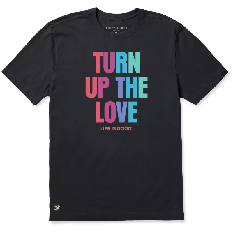 Men's Turn Up the Love Bold Short Sleeve Tee made by Life is Good