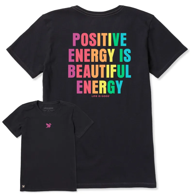 Women's Positive Beautiful Energy Short Sleeve Tee made by Life is Good