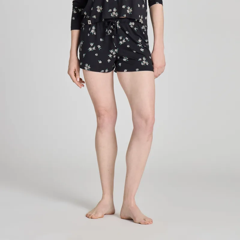 Women's Wild Daisy Pattern Lightweight Sleep Short made by Life is Good