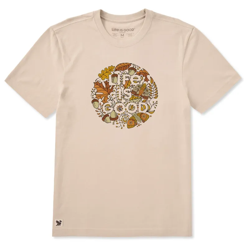 Men's Hidden Moths Short Sleeve Crusher Tee made by Life is Good