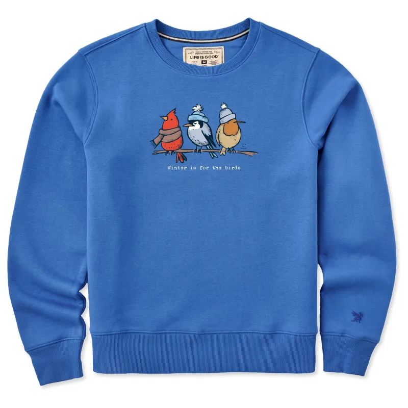 Women's Shady Winter is for the Birds Good Vibes Crew made by Life is Good