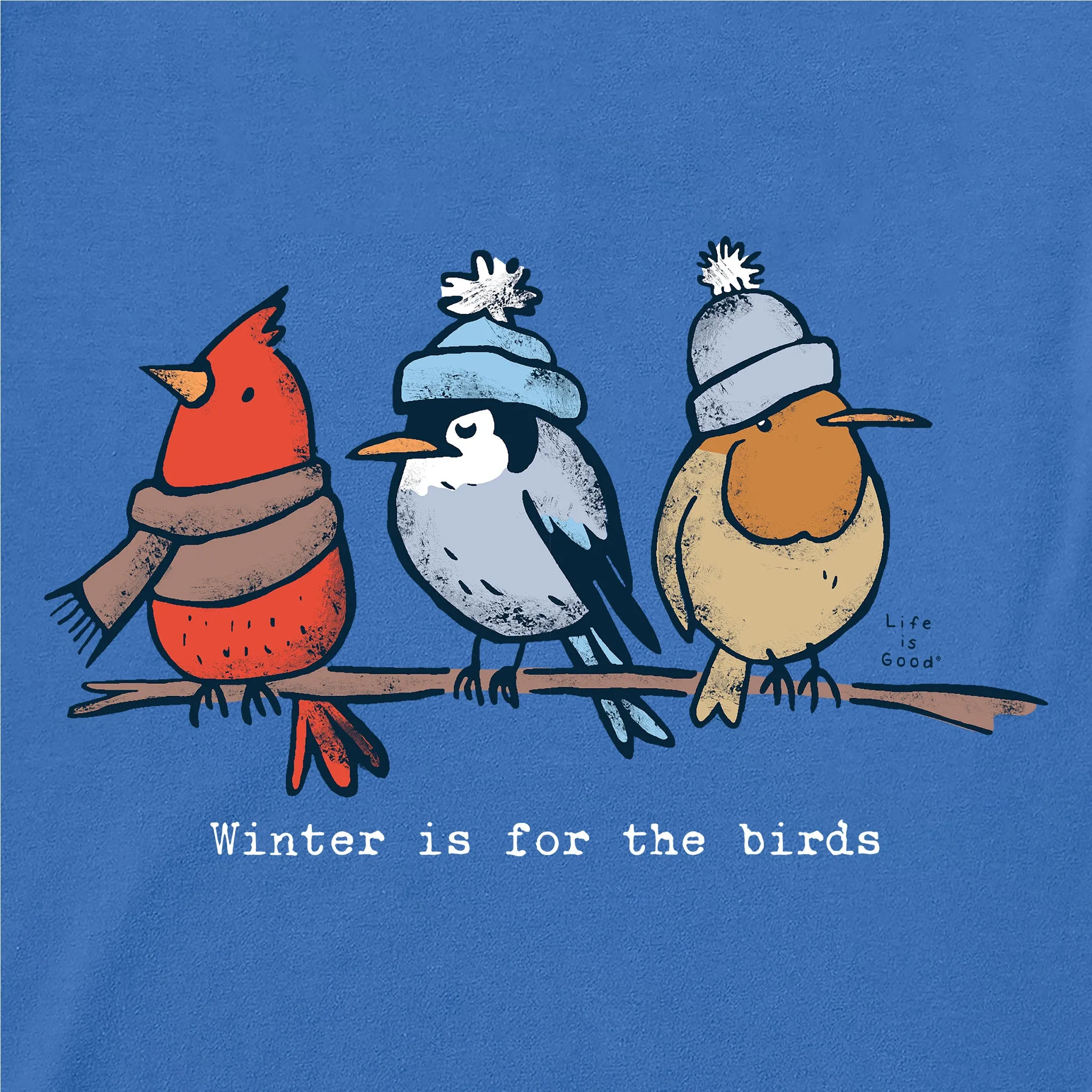 Women's Shady Winter is for the Birds Good Vibes Crew sold by Life is Good product image thumbnail 2
