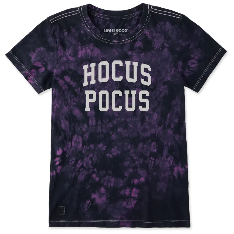 Women's Hocus Pocus Arch Short Sleeve Crusher Tie-Dye Tee made by Life is Good