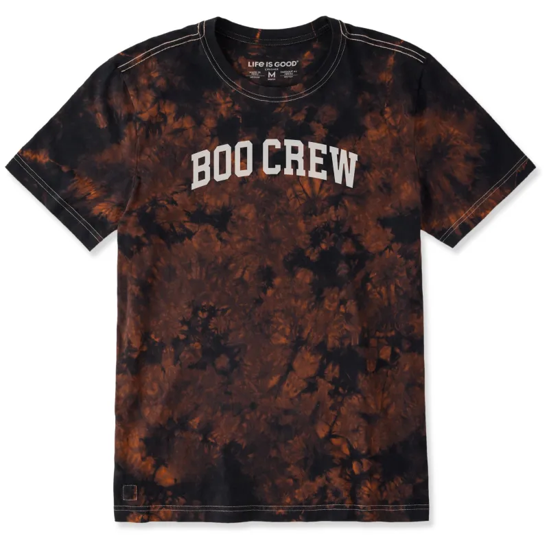 Men's Boo Crew Arch Men's Short Sleeve Crusher Tie-Dye Tee made by Life is Good