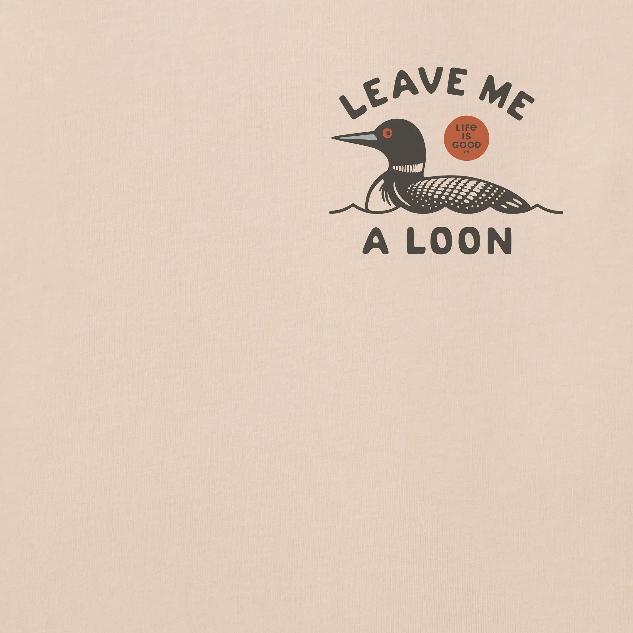 Women's Leave Me a Loon Good Vibes Crew sold by Life is Good product image thumbnail 2