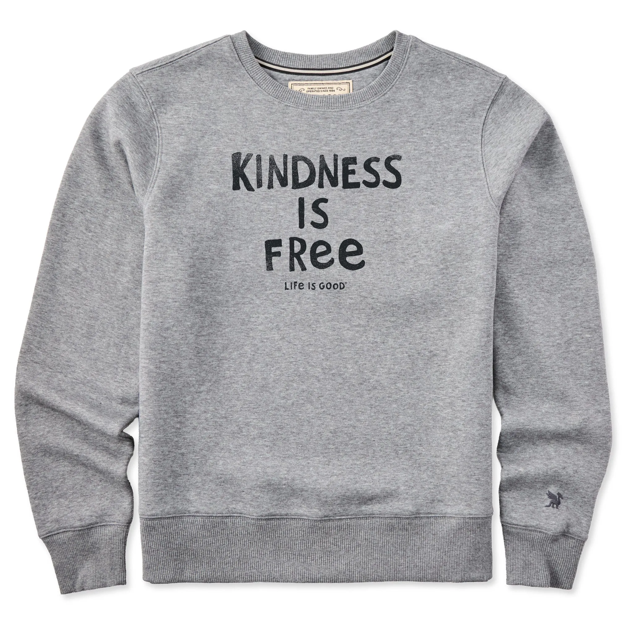 Women's Kindness is Free Good Vibes Crew sold by Life is Good product image thumbnail 3