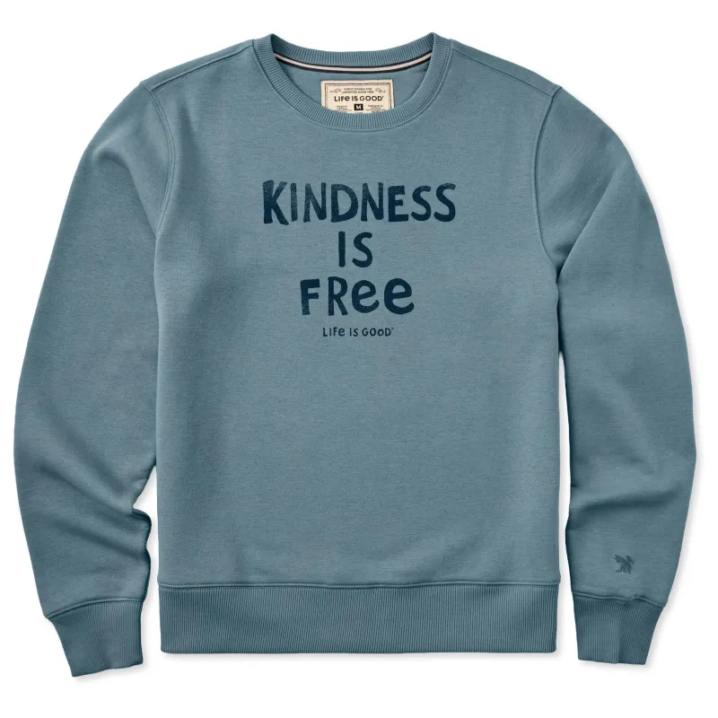 Women's Kindness is Free Good Vibes Crew made by Life is Good