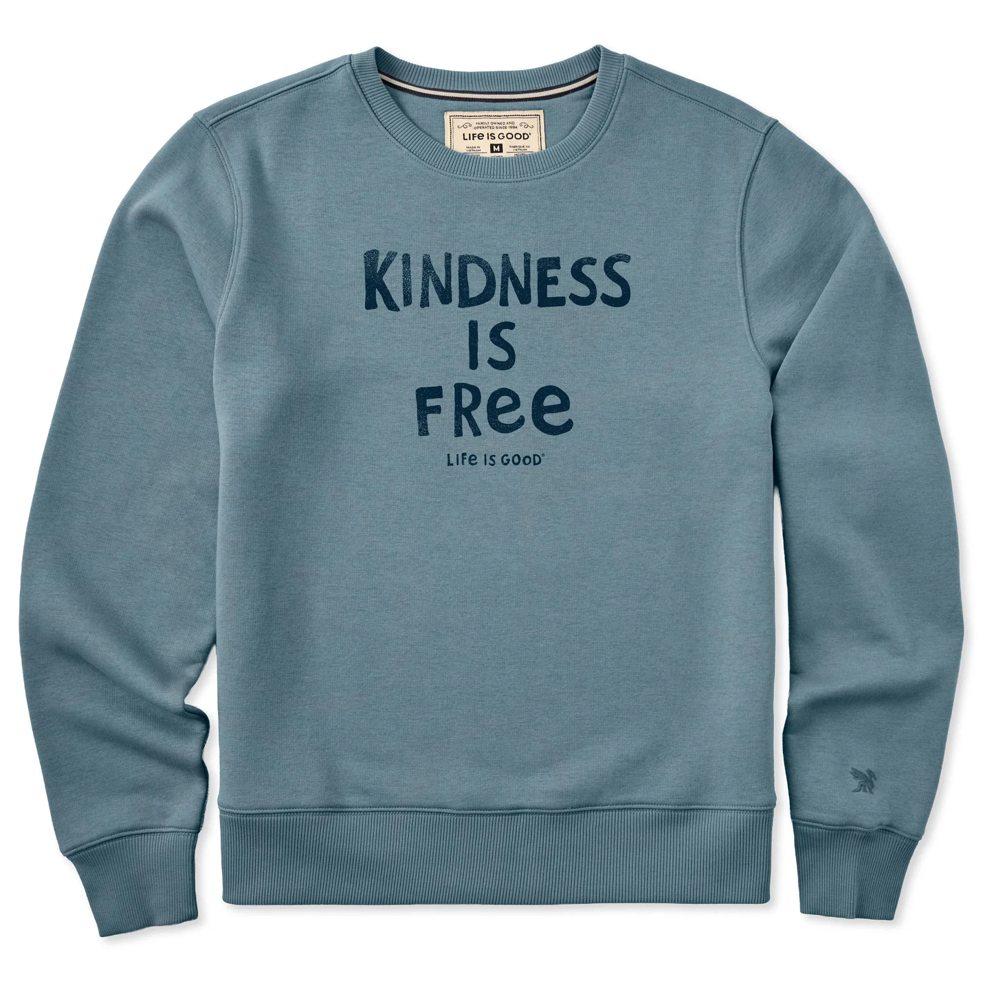 Women's Kindness is Free Good Vibes Crew sold by Life is Good