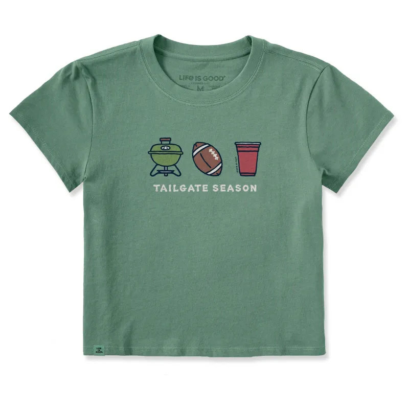 Women's Tailgate Season Trio Crusher-LITE Shrunken Tee made by Life is Good
