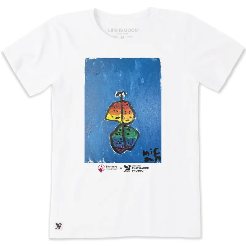 Women's Where Rainbows Fly Short Sleeve Crusher Tee made by Life is Good