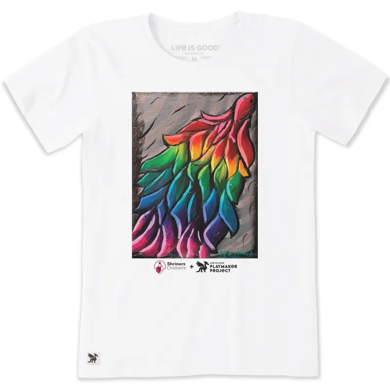 Women's Flowing Hues Short Sleeve Crusher Tee made by Life is Good