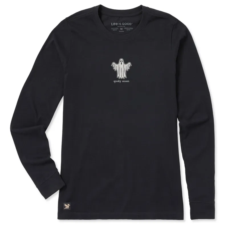 Women's Ghost Spooky Long Sleeve Crusher Tee made by Life is Good