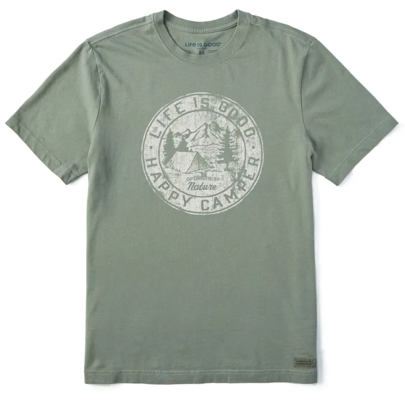 Men's Happy Camper Coin Short Sleeve Crusher Tee made by Life is Good