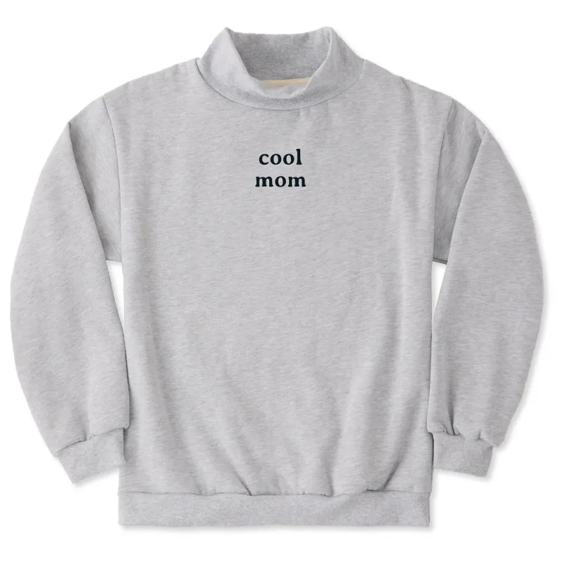 Unisex Cool Mom Mock Neck Fleece Crew made by Life is Good