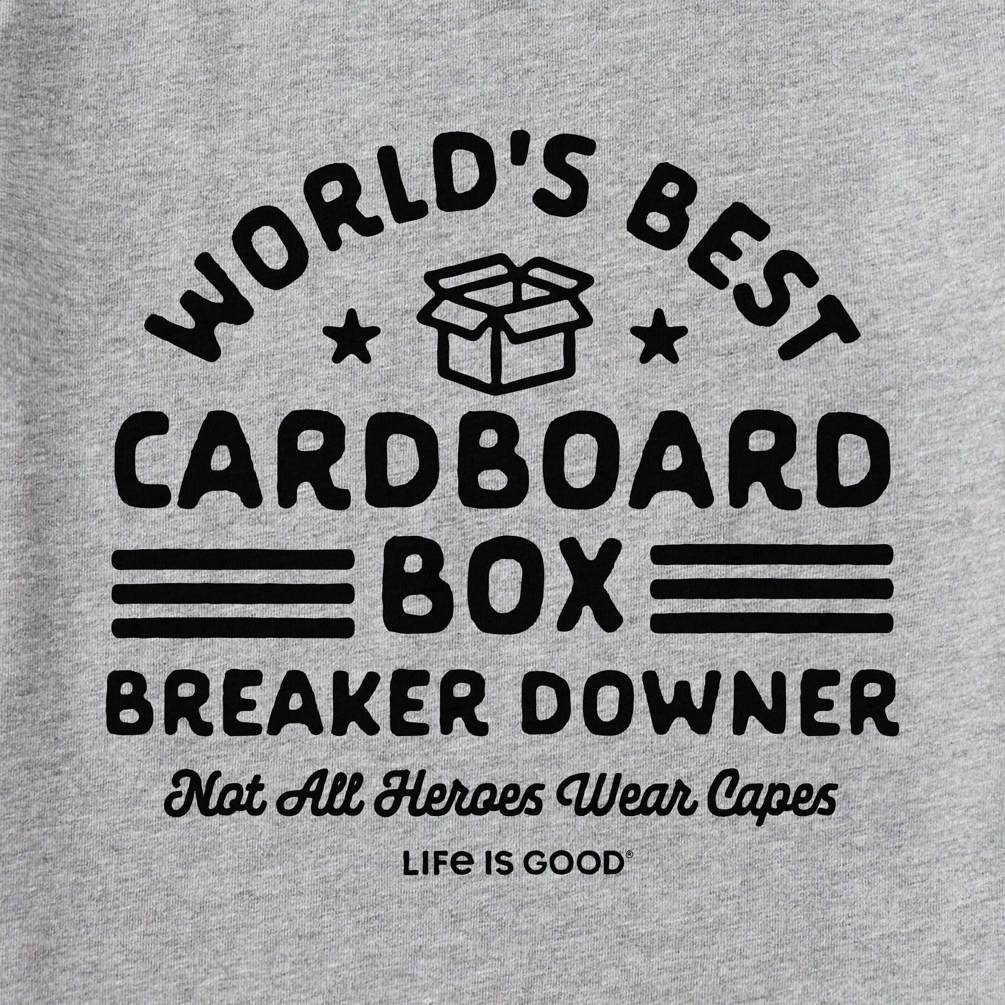 Men's Cardboard Box Breaker Downer Good Vibes Hoodie sold by Life is Good product image thumbnail 5