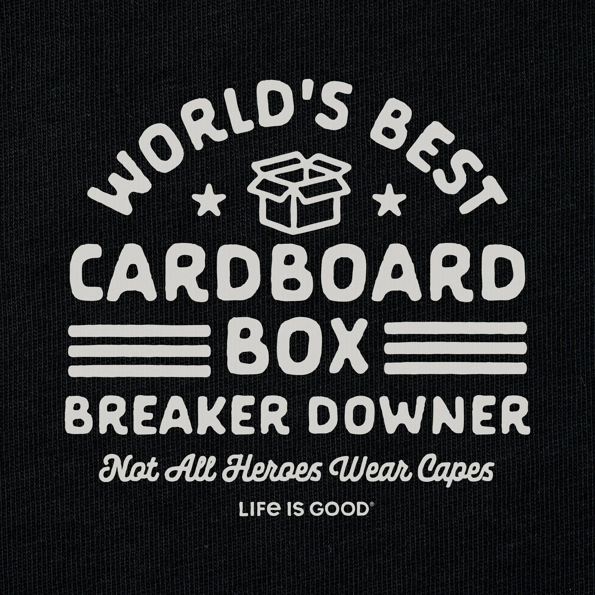 Men's Cardboard Box Breaker Downer Good Vibes Hoodie sold by Life is Good product image thumbnail 2