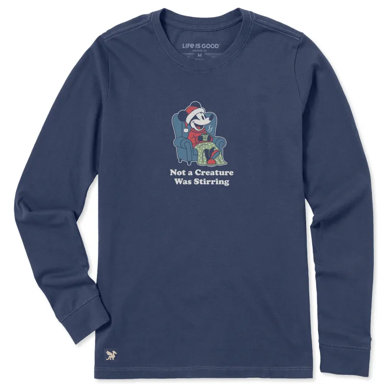 Women's Not A Creature Was Stirring Willie Long Sleeve Crusher Tee made by Life is Good