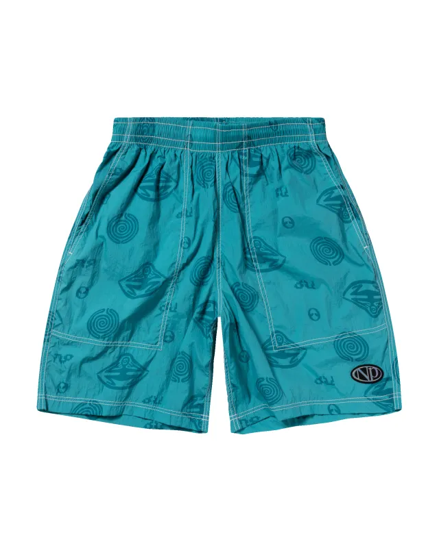 Space Travel Nylon Shorts sold by No Problemo