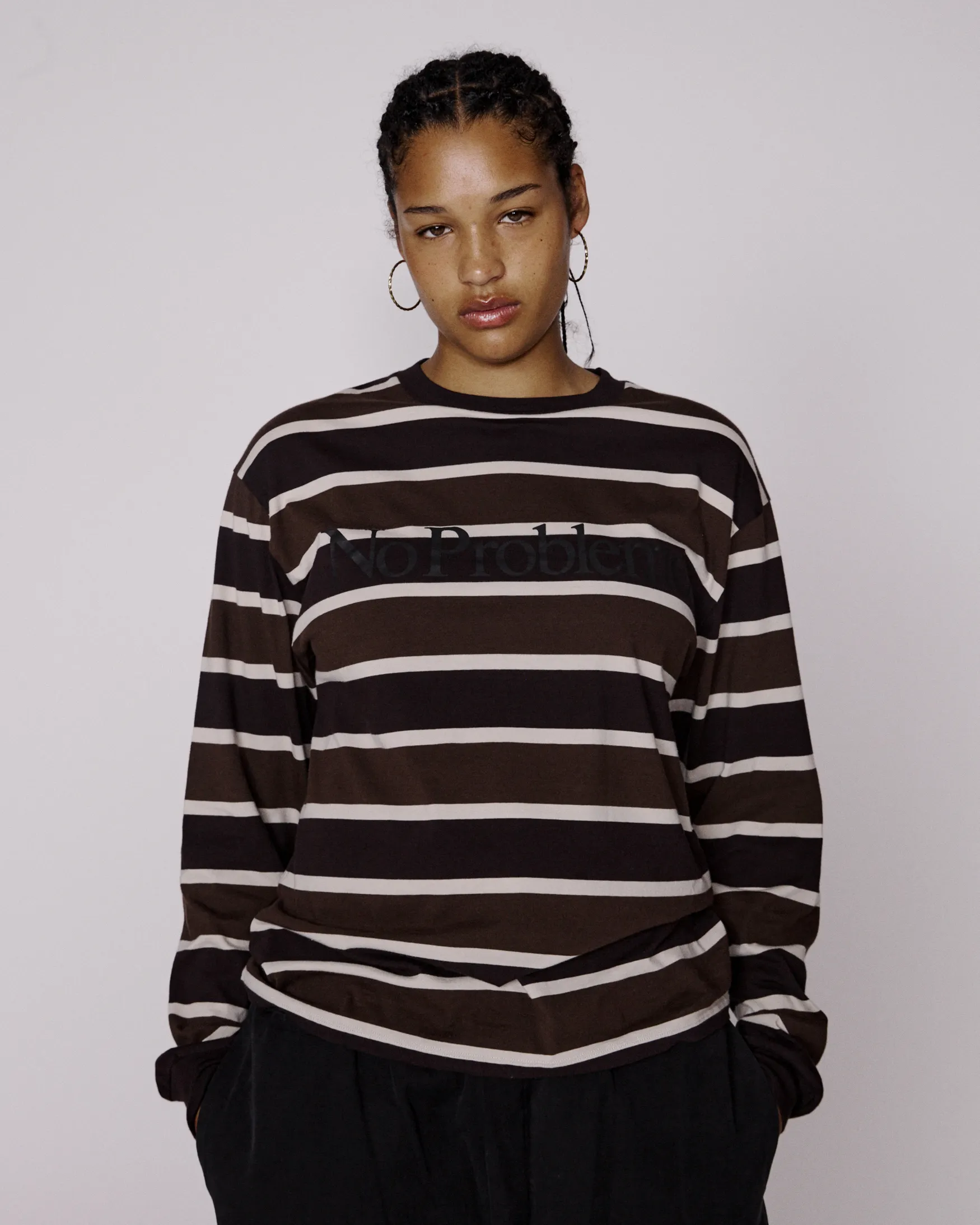 No Problemo Striped LS Tee sold by No Problemo product image thumbnail 4