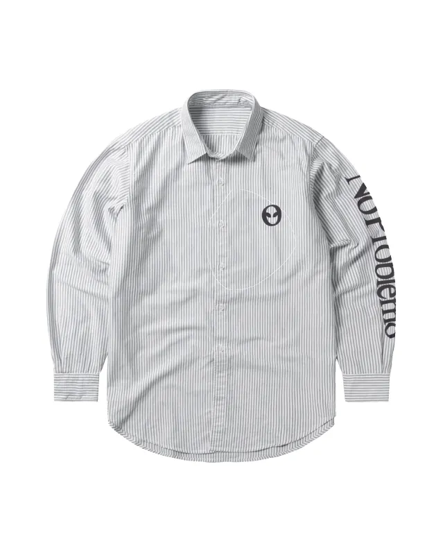 Graphic Printed Oxford Shirt sold by No Problemo