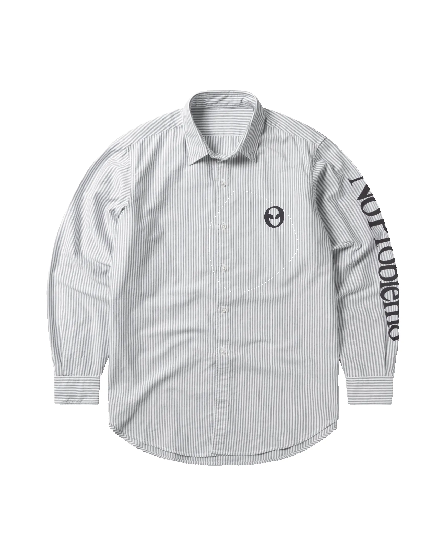 Graphic Printed Oxford Shirt sold by No Problemo