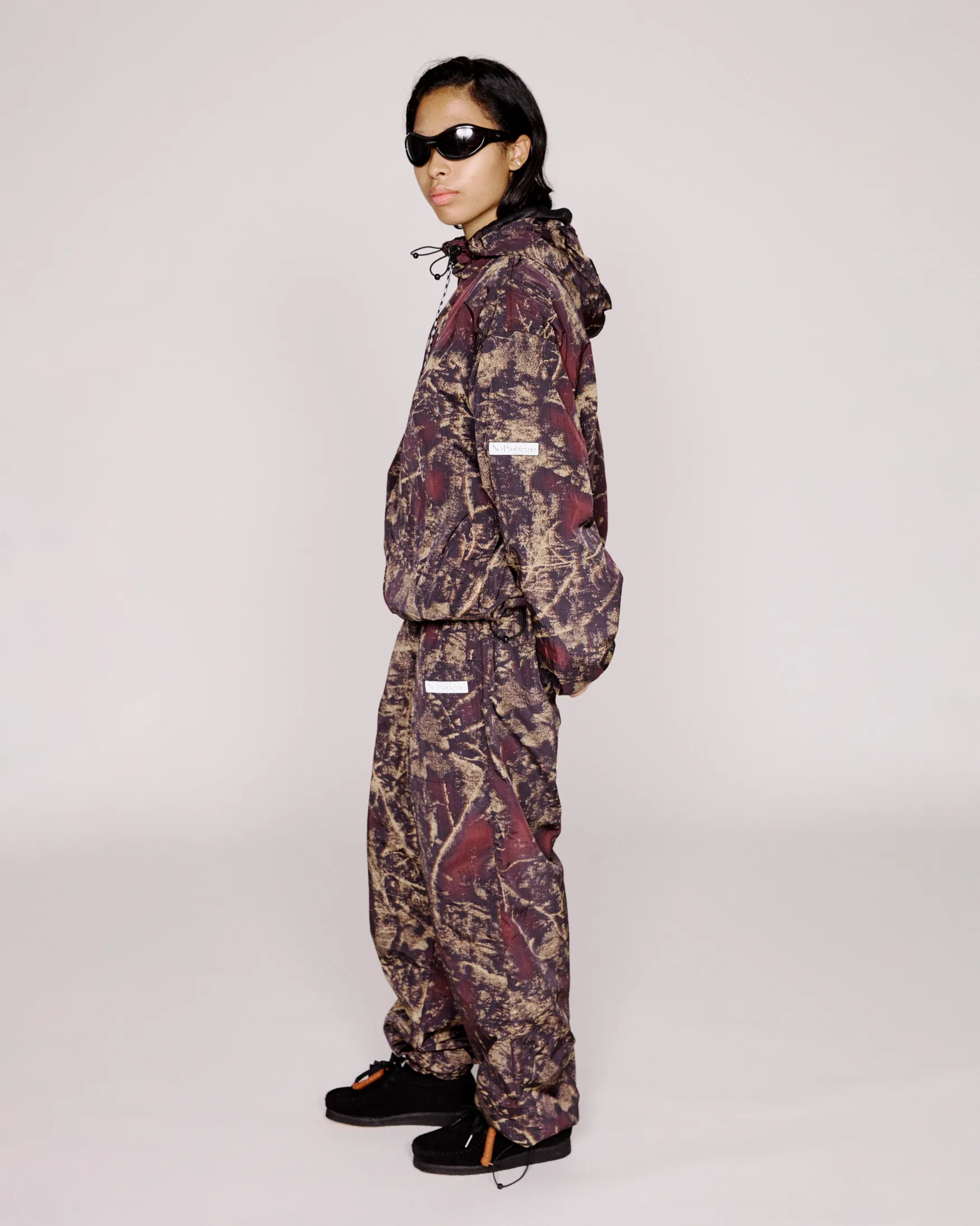 Forest Glitch Nylon Pant sold by No Problemo product image thumbnail 2