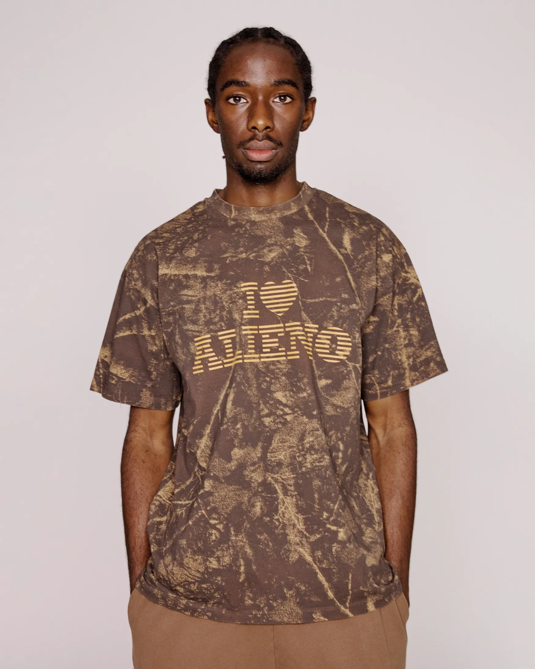 I Love Alieno Camo SS Tee sold by No Problemo product image thumbnail 2