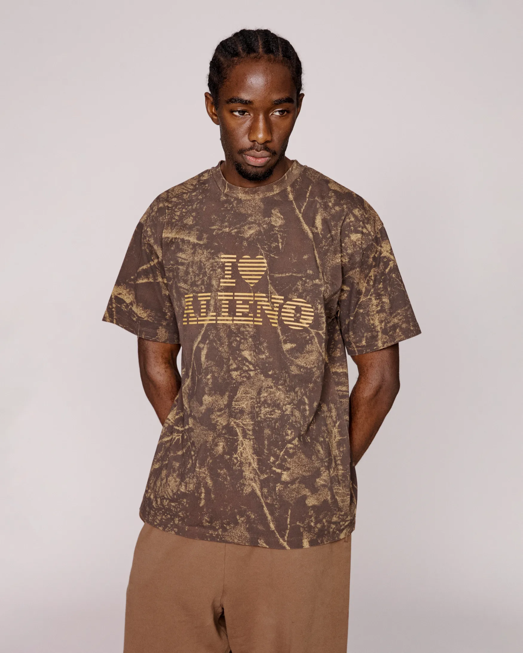 I Love Alieno Camo SS Tee sold by No Problemo product image thumbnail 4