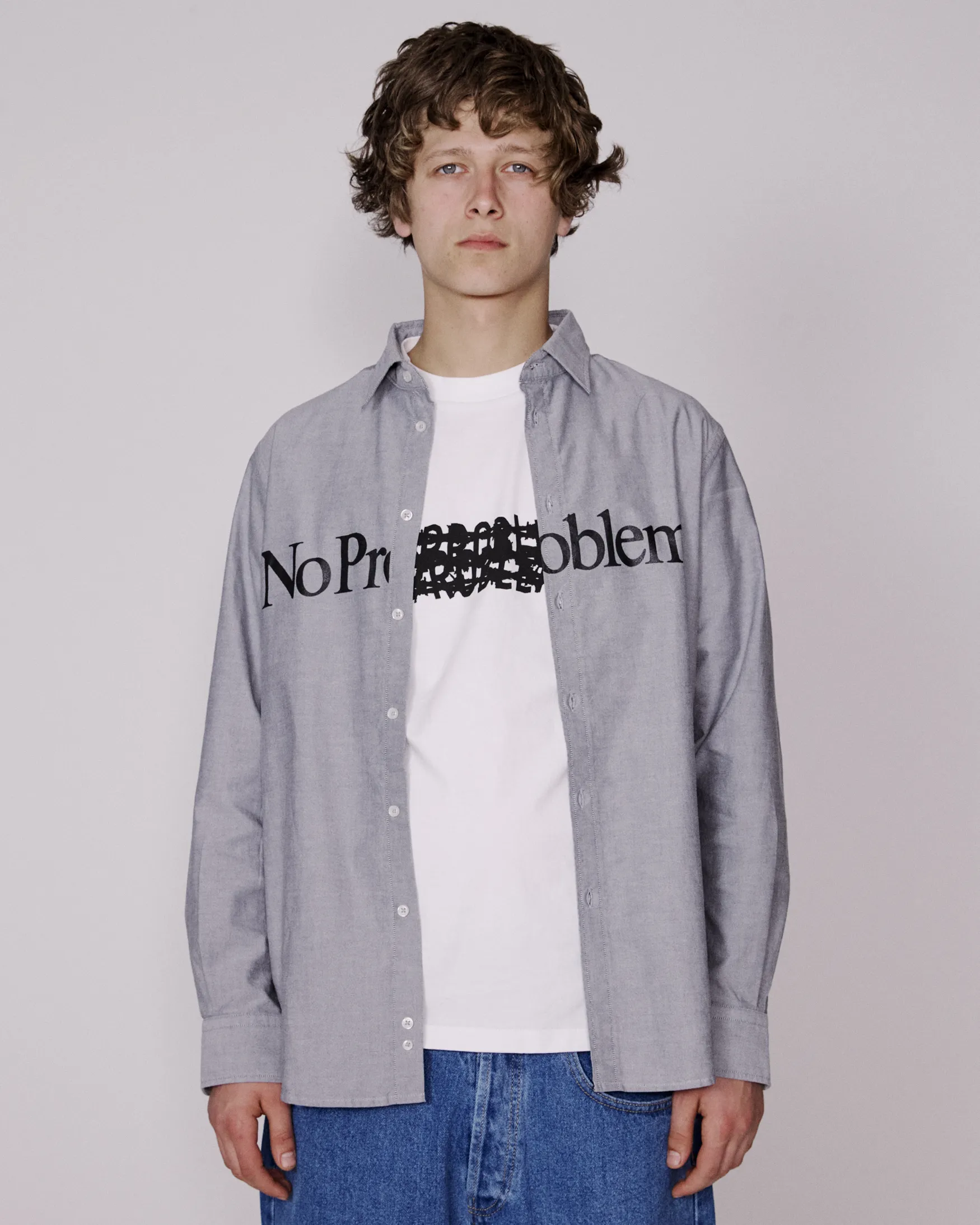 No Problemo LS Oxford Shirt sold by No Problemo product image thumbnail 2