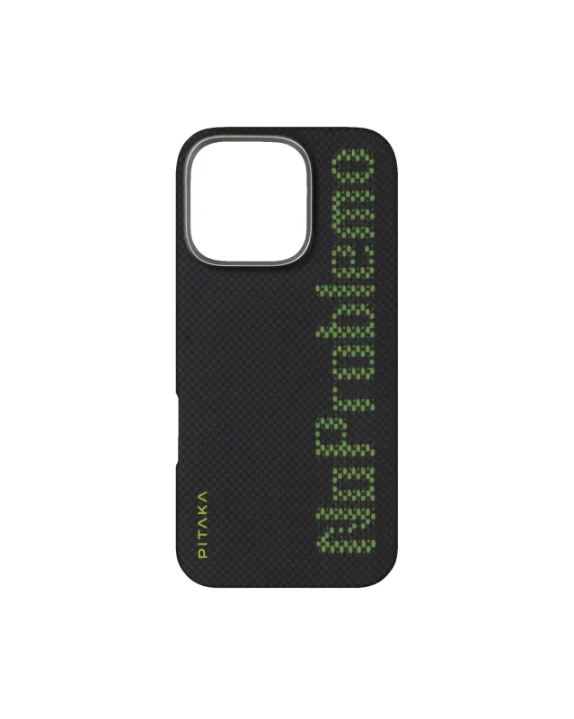 NO PROBLEMO x PITAKA iPhone 15 Pro Tactile Woven Case sold by No Problemo