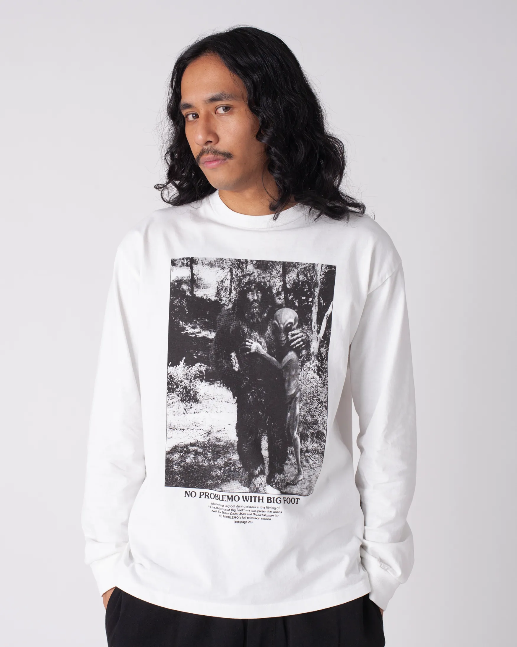 Big Foot LS Tee sold by No Problemo product image thumbnail 3