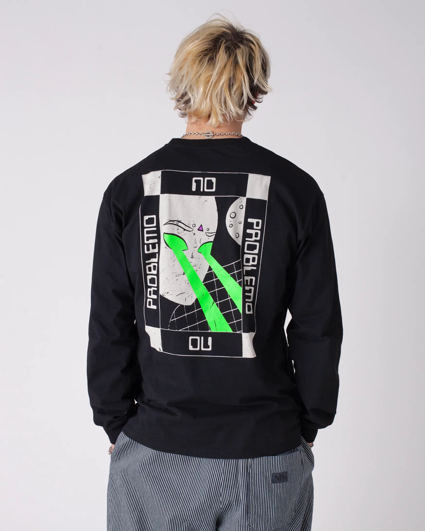 No Vision LS Tee sold by No Problemo product image thumbnail 5