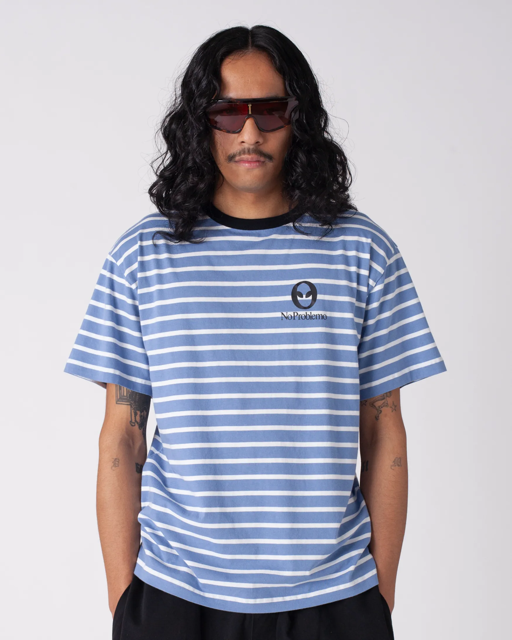 Breton Stripe SS Tee sold by No Problemo product image thumbnail 3
