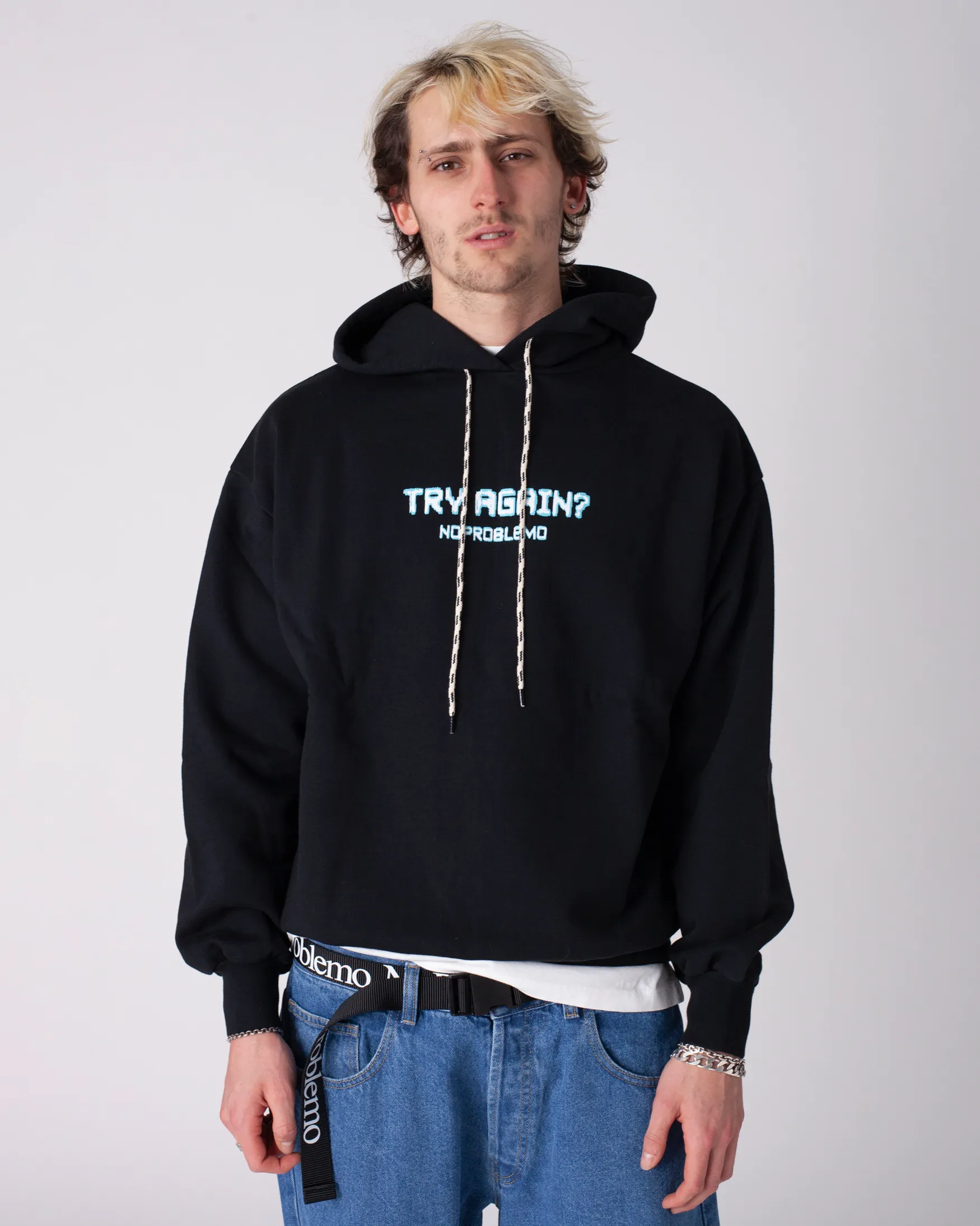 Try Again Hoodie sold by No Problemo product image thumbnail 3