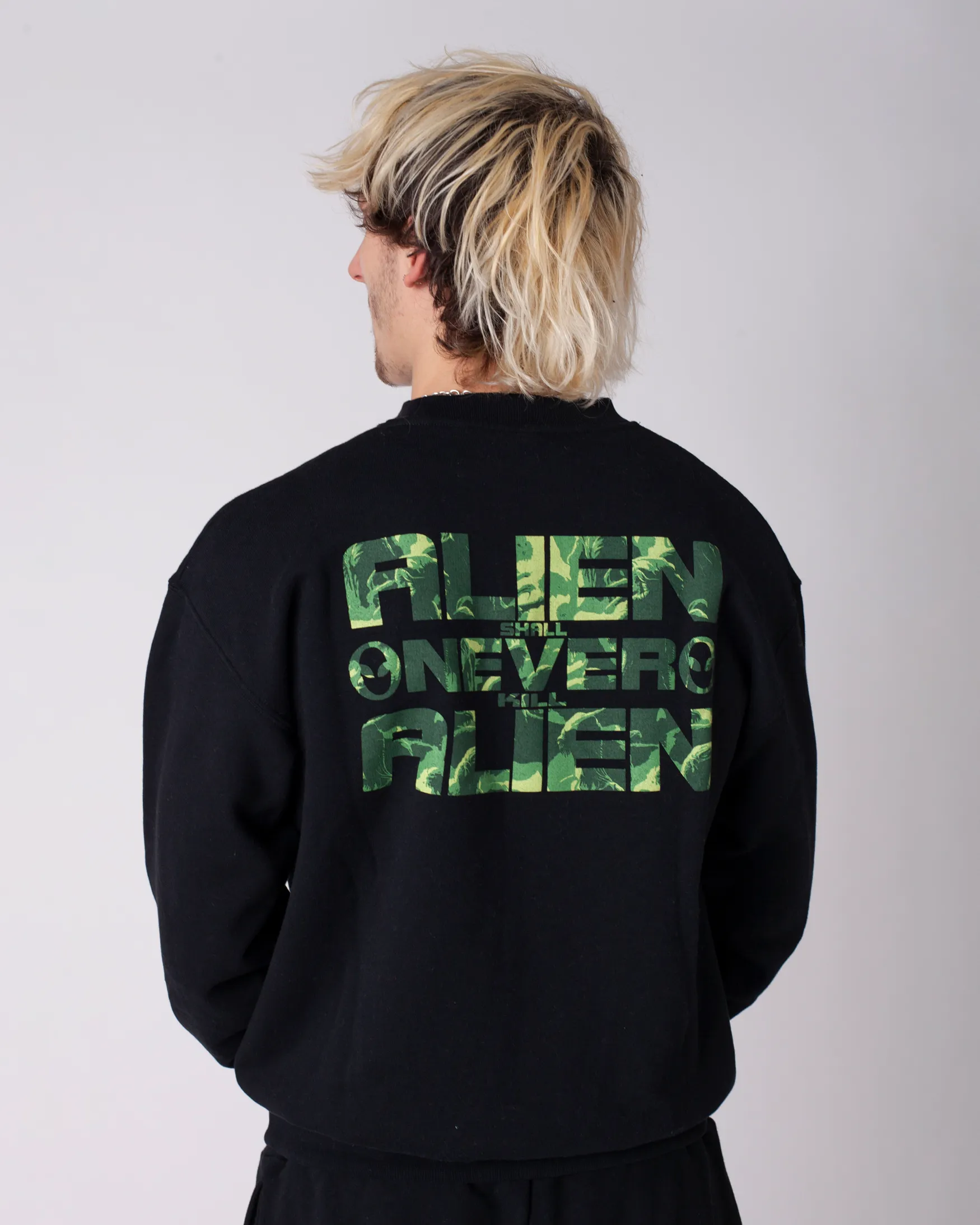 Alien Shall Not Sweatshirt sold by No Problemo product image thumbnail 3