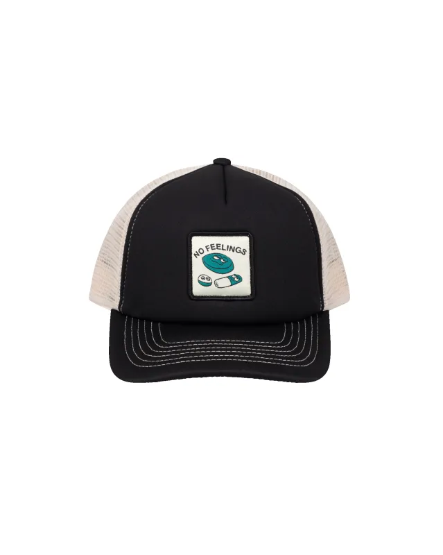 No Feelings Trucker Cap made by No Problemo