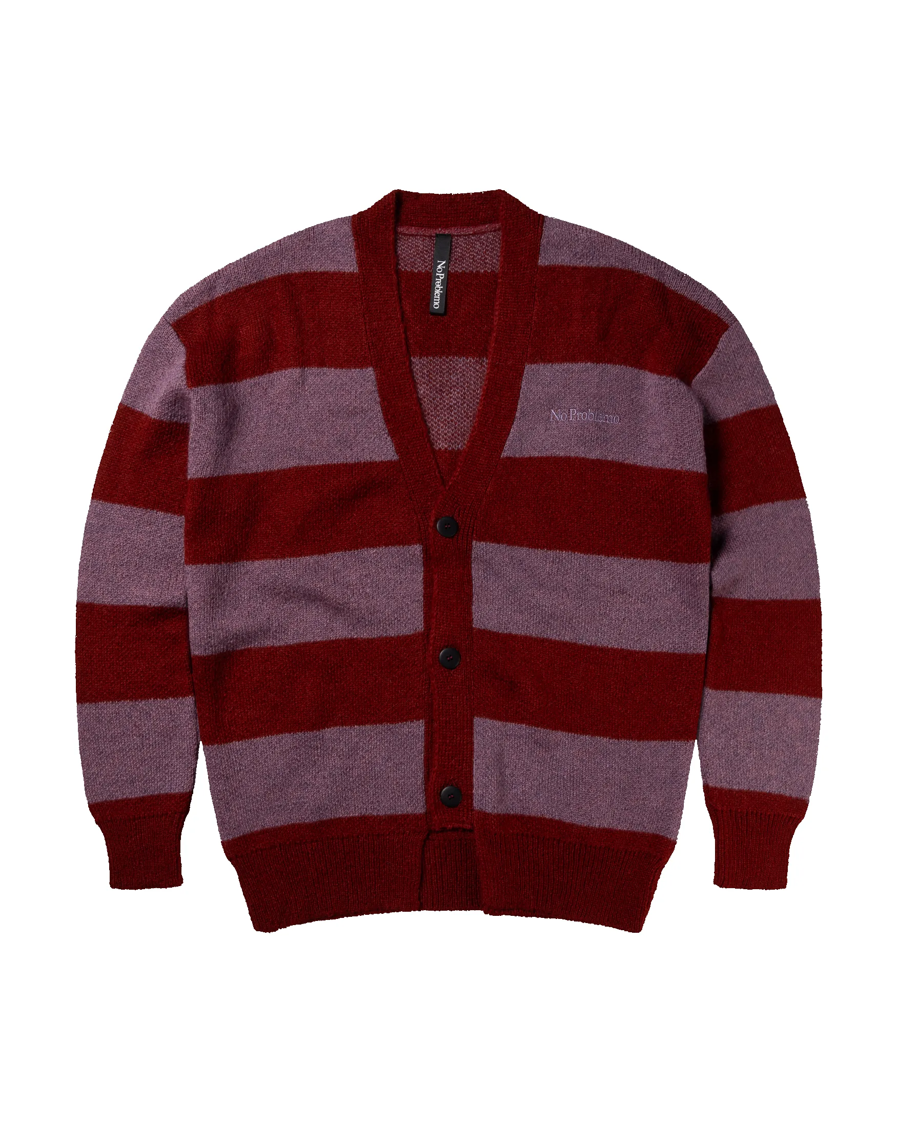 Striped Mohair Oversized Cardigan sold by No Problemo