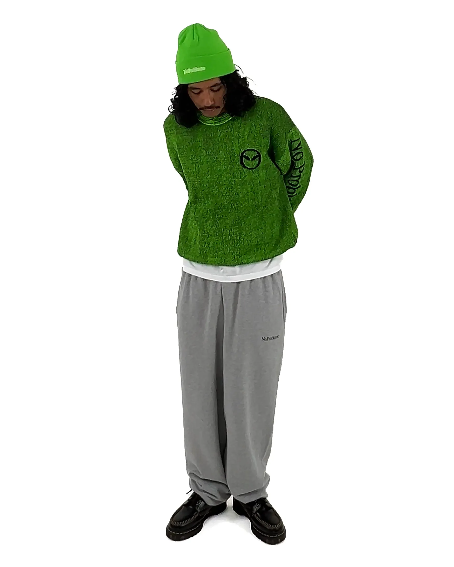 Glitch Alien-O Crew Neck Knit sold by No Problemo product image thumbnail 3