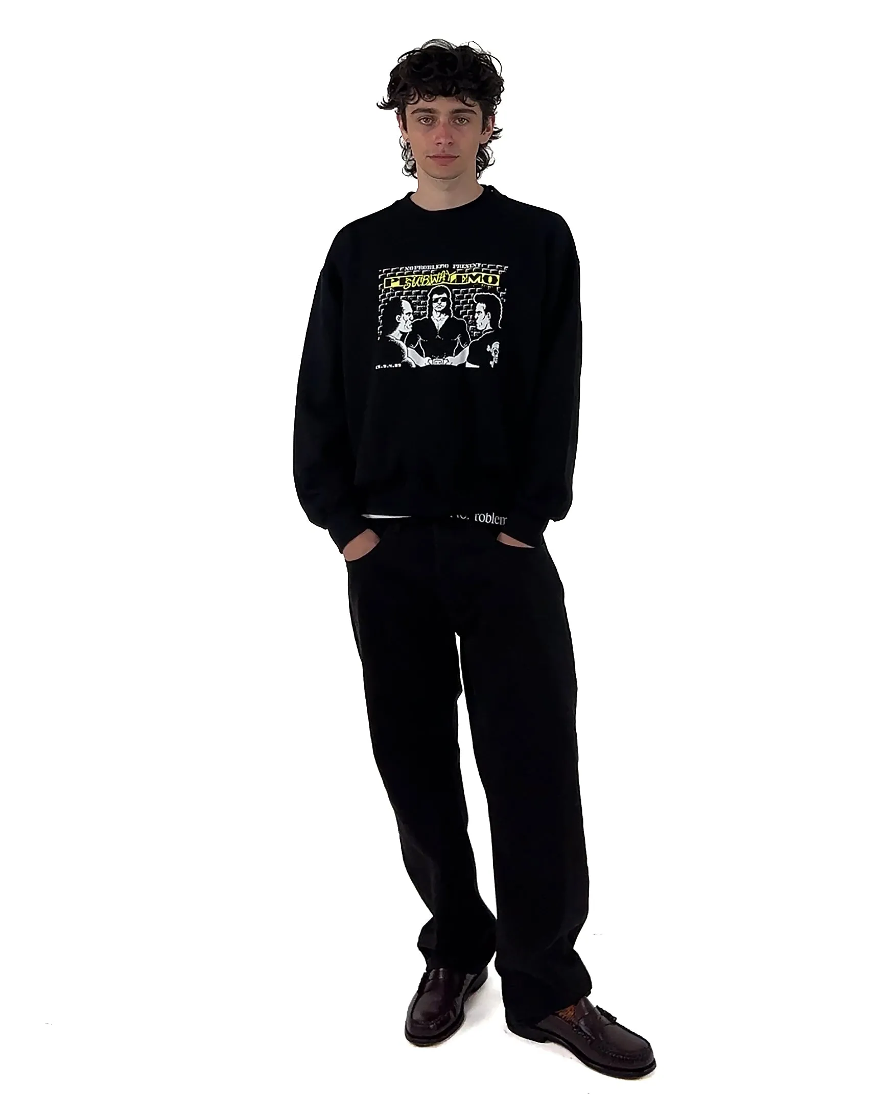 Subway Crew Neck Sweat sold by No Problemo product image thumbnail 3
