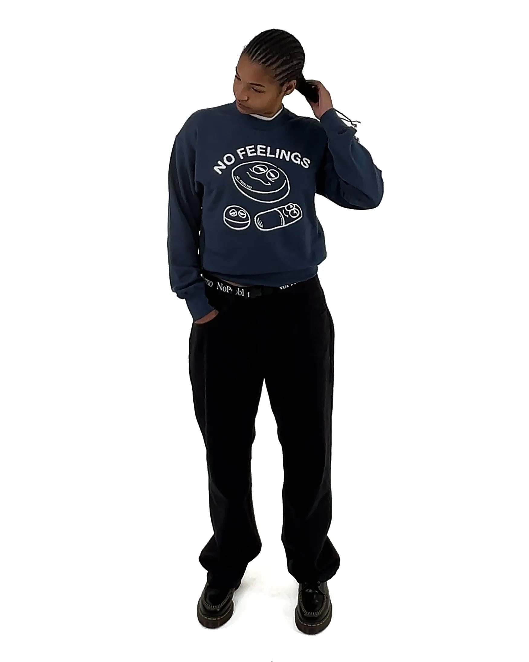 Hard Feelings Crew Neck Sweat sold by No Problemo product image thumbnail 2