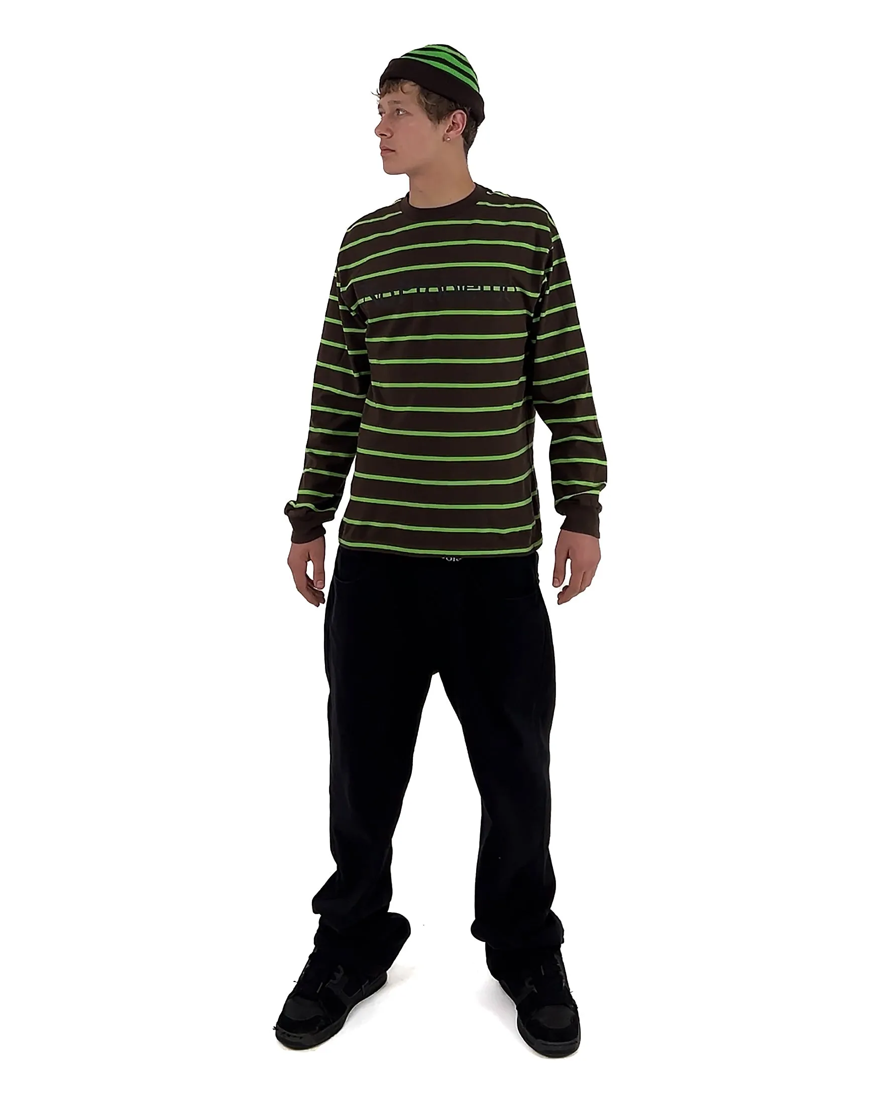 No Problemo Striped LS Tee sold by No Problemo product image thumbnail 4