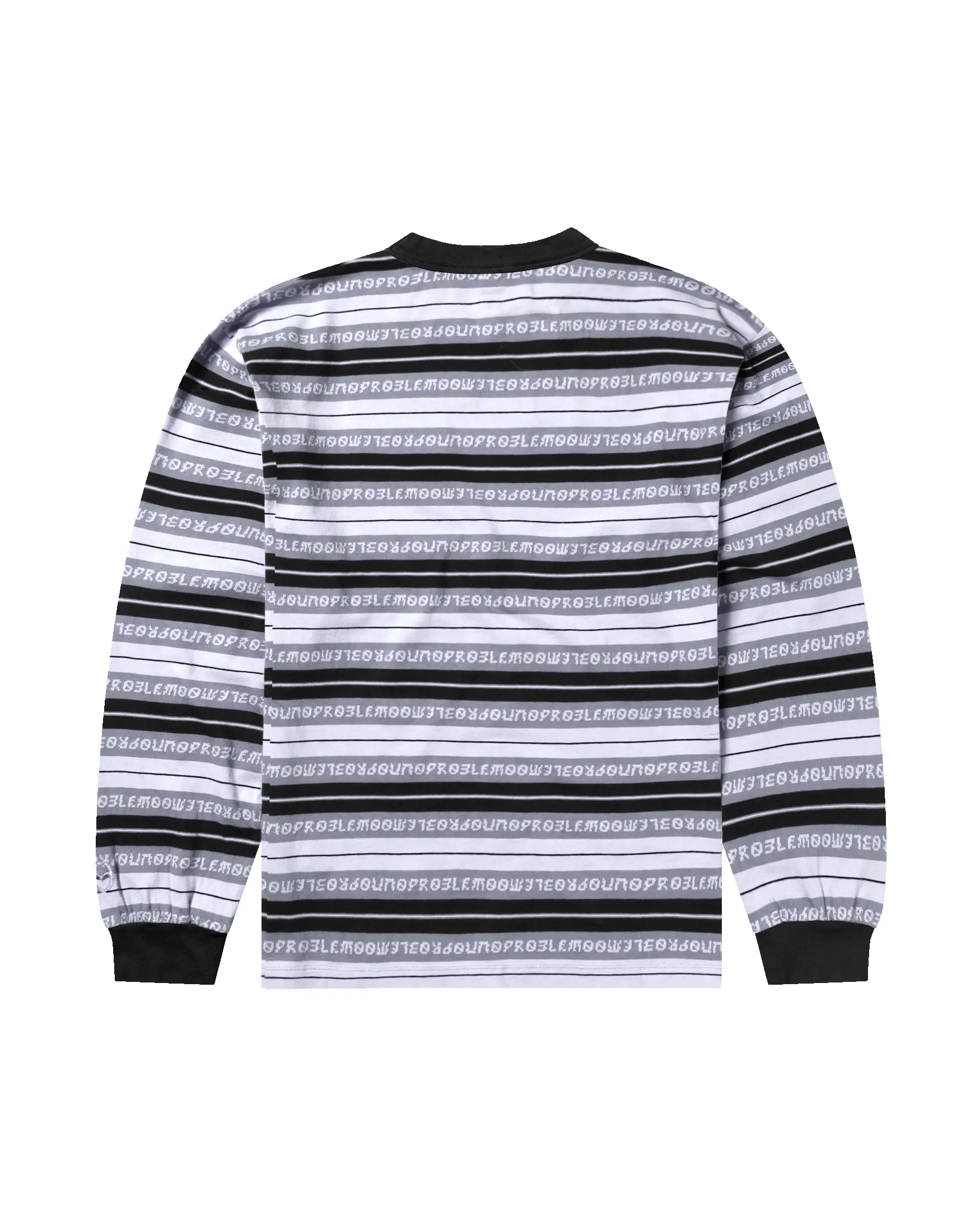 Jacquard Stripe LS Tee sold by No Problemo product image thumbnail 2