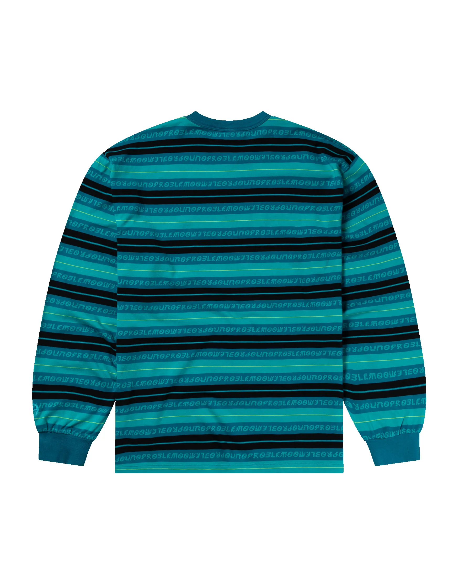 Jacquard Stripe LS Tee sold by No Problemo product image thumbnail 2
