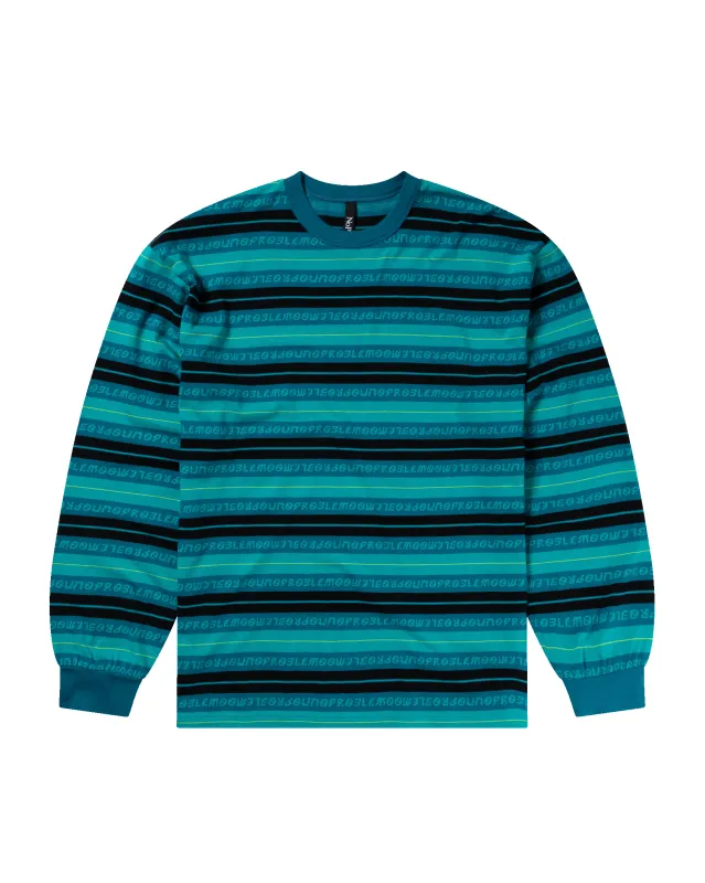 Jacquard Stripe LS Tee made by No Problemo